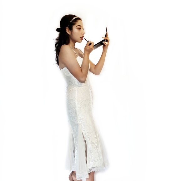 Vintage 1980's New Leaf by Samir Dress size 7/8 - Picture 2 of 5